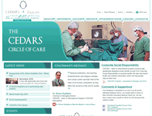 Tablet Screenshot of cedars-jaih.com